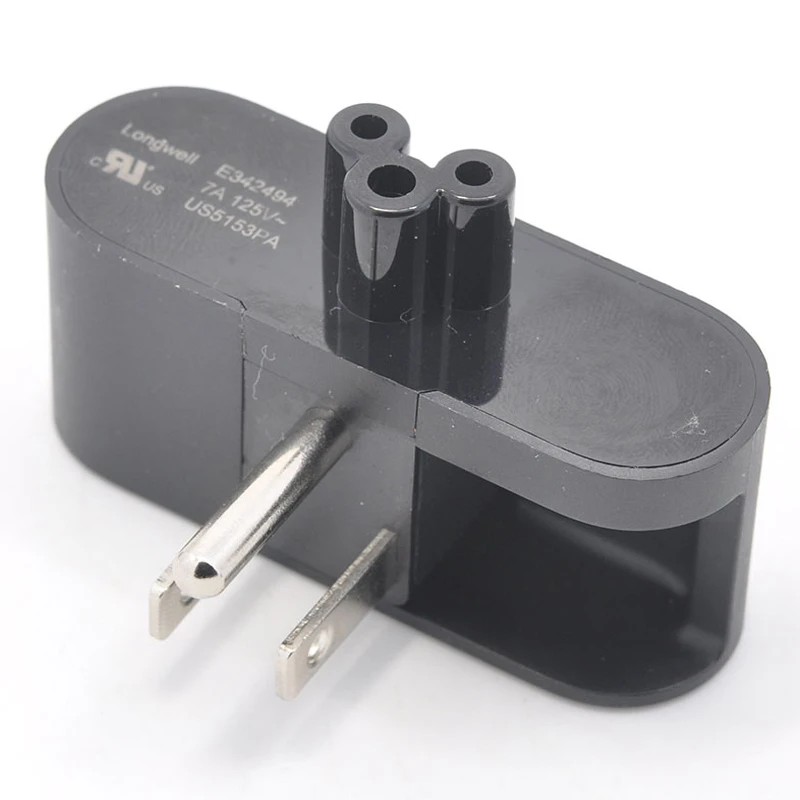 Duckhead 3 prong AC power plug adapter for Dell xps 15 65W 90W 130W