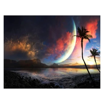 

DIY 5D Diamond Painting By Number Kits for Adults Full Round Drill, Paintings Embroidery Arts Craft for Home Wall Decor