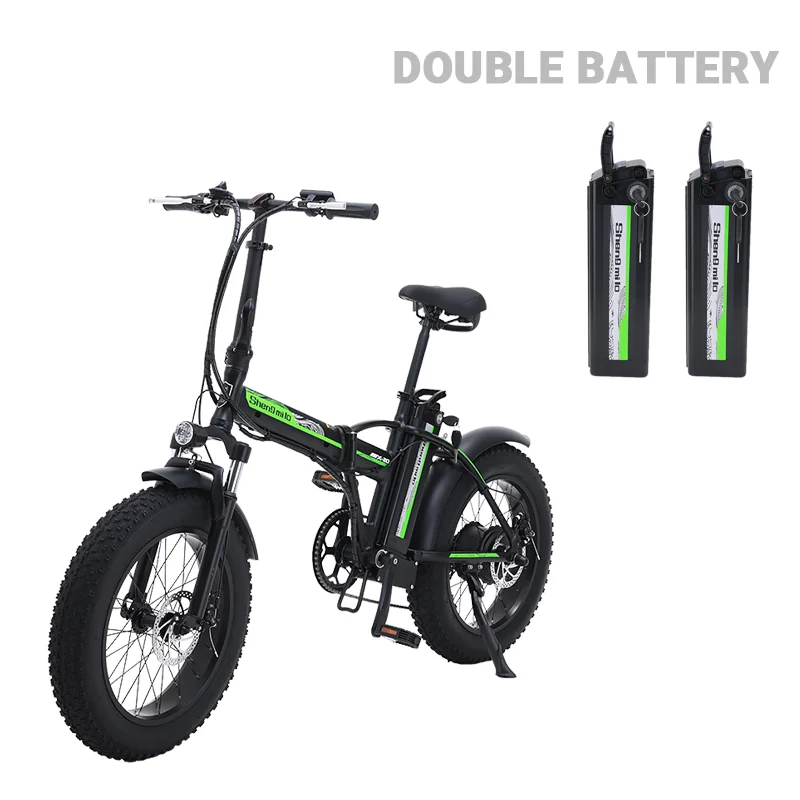 Electric Bike 4.0 Fat Tire Beach Cruiser Booster Folding Electric Bicycle 48V E-bike