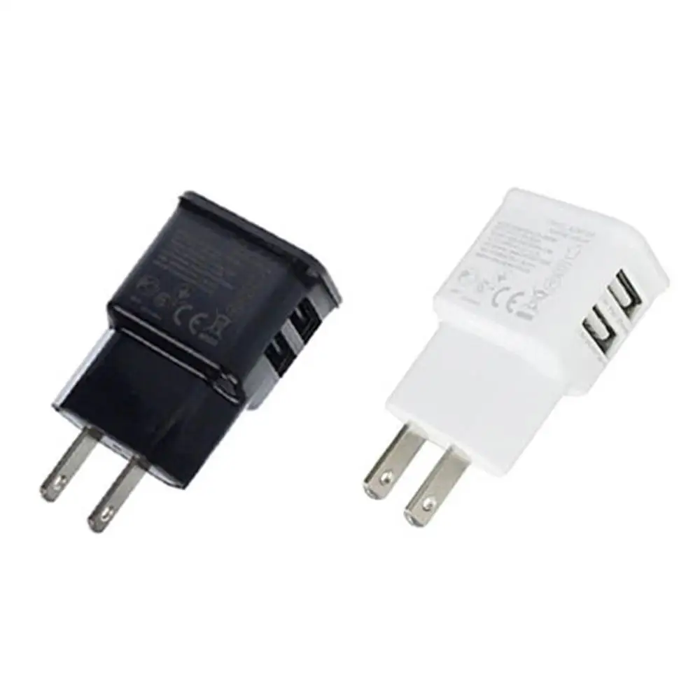 Двойное зарядное устройство USB 5V2A EU US 2 Usb мобильный телефон быстрое для iPhone Android