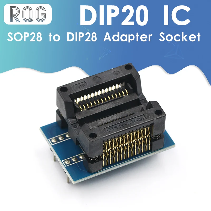 Переходник SOP28 в DIP28 с гнездом 300 мил IC SOIC28 до SOP16 DIP16 SOP20 на DIP20 | Инструменты