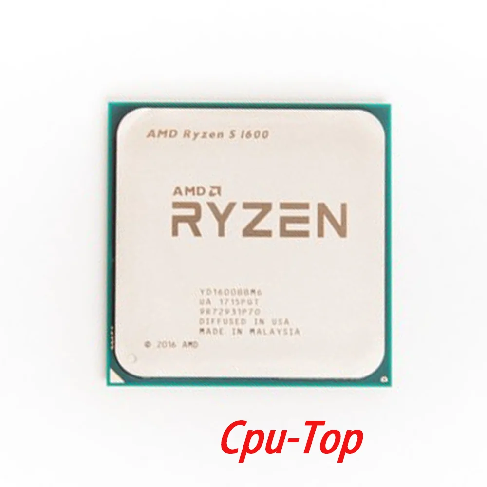 Процессор AMD Ryzen 5 1600 R5 PRO 3 2 ГГц шестиядерный двенадцати потоков 65 Вт YD1600BBM6IAE