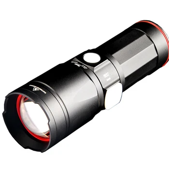 

USB Intelligent Charging 4 Light Source Portable Flashlight Durable Night Fishing Tools Strong Light