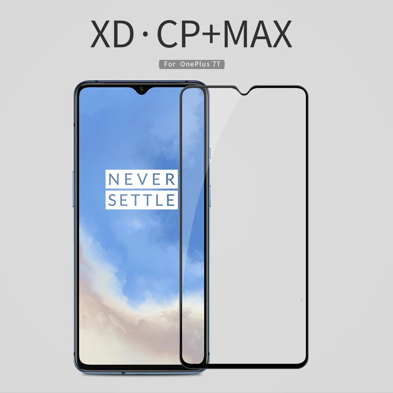 Для OnePlus 7T Защитное стекло NILLKIN XD CP+ Max изогнутое полное покрытие для 1+ 7 T/One Plus 7T закаленное стекло - Цвет: XD CP Plus