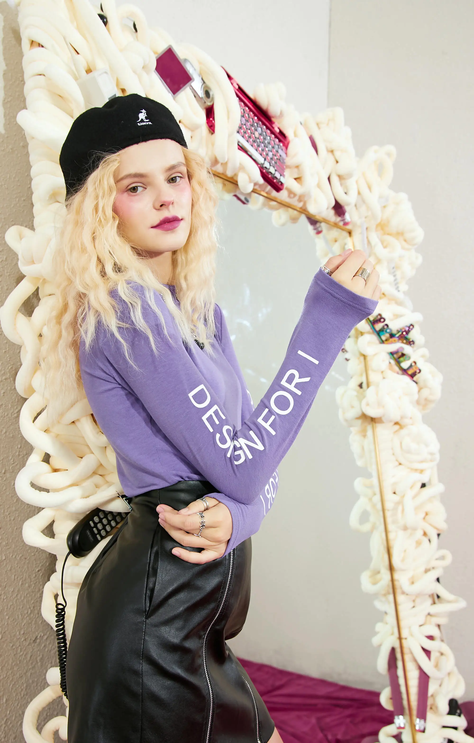 ELFSACK Harajuku Letter Print Casual T-Shirts Slim Women Top,2020 Autumn ELF Full Sleeve Korean Ladeis,Basic Daily Stylish Tops
