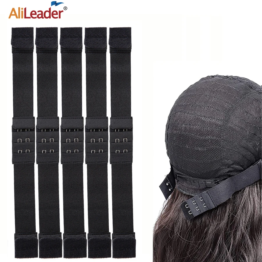 Регулируемая эластичная лента Alileader для женских аксессуаров, профессиональная эластичная лента для парика, черная лента для парика