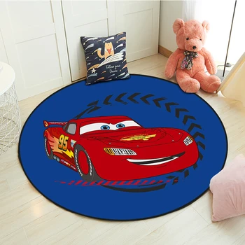 

DIsney Round 100x100cm Kids Play Mat Floor Rug Carpet Room Doormat Non-slip Mat Baby Activity Center Girls Rug Room Decor
