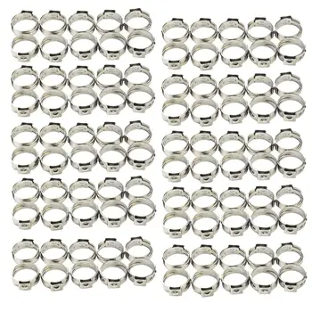 

100 Pieces / Bag Stainless Steel 1/2 PEX Clamp Ring Crimping Ring Accessories