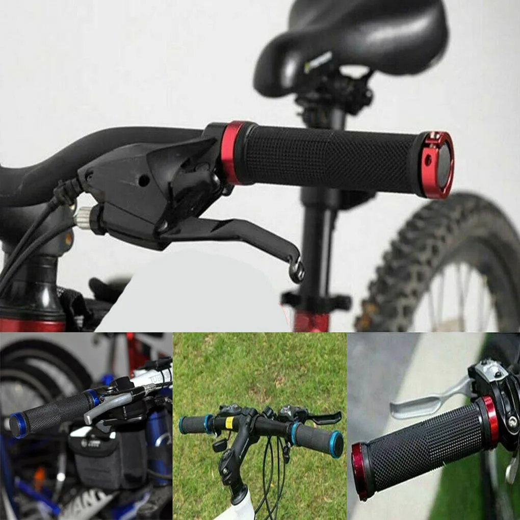 1 пара MTB BMX шоссейные велосипедные ручки противоскользящие резиновые велосипедные ручки для горного велосипеда замок на руле велосипеда концевые ручки