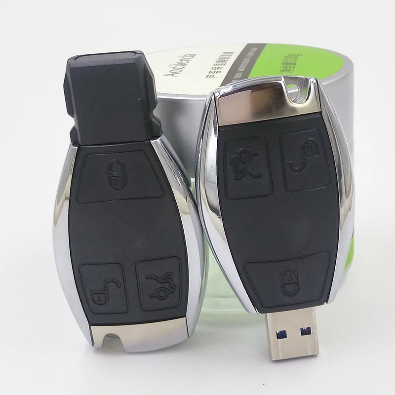 Автомобильный логотип привод 32 GB USB флэш-накопитель 32 Гб автомобиль mercedes benz ключ высокого Скорость Cle USB 3,0 флеш-память USB флешки 3,0