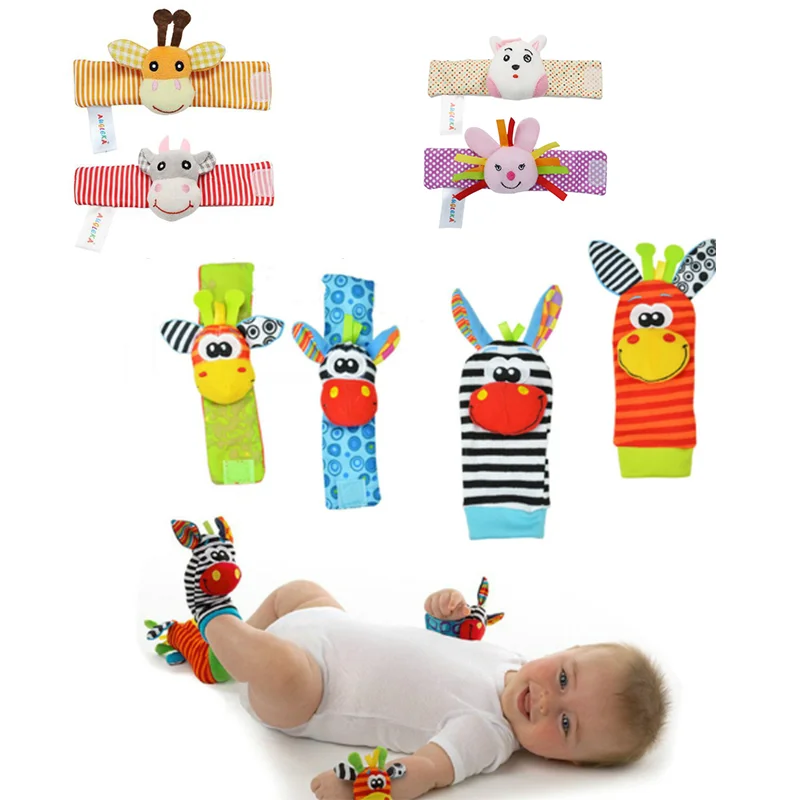 Bracelet Toy Rattle-Set Sensory-Toys Foot-Finder-Socks Baby Gift New-Arrival