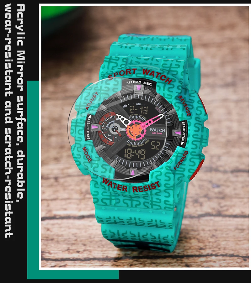 Men's Quartz Waterproof Shockproof Watch Fashion Multifunction Women Digital Clock Man relogios masculino Sports Watches 2021 Men's Quartz Waterproof Shockproof Watch Fashion Multifunction Women Digital Clock Man relogios masculino Sports Watches 2021