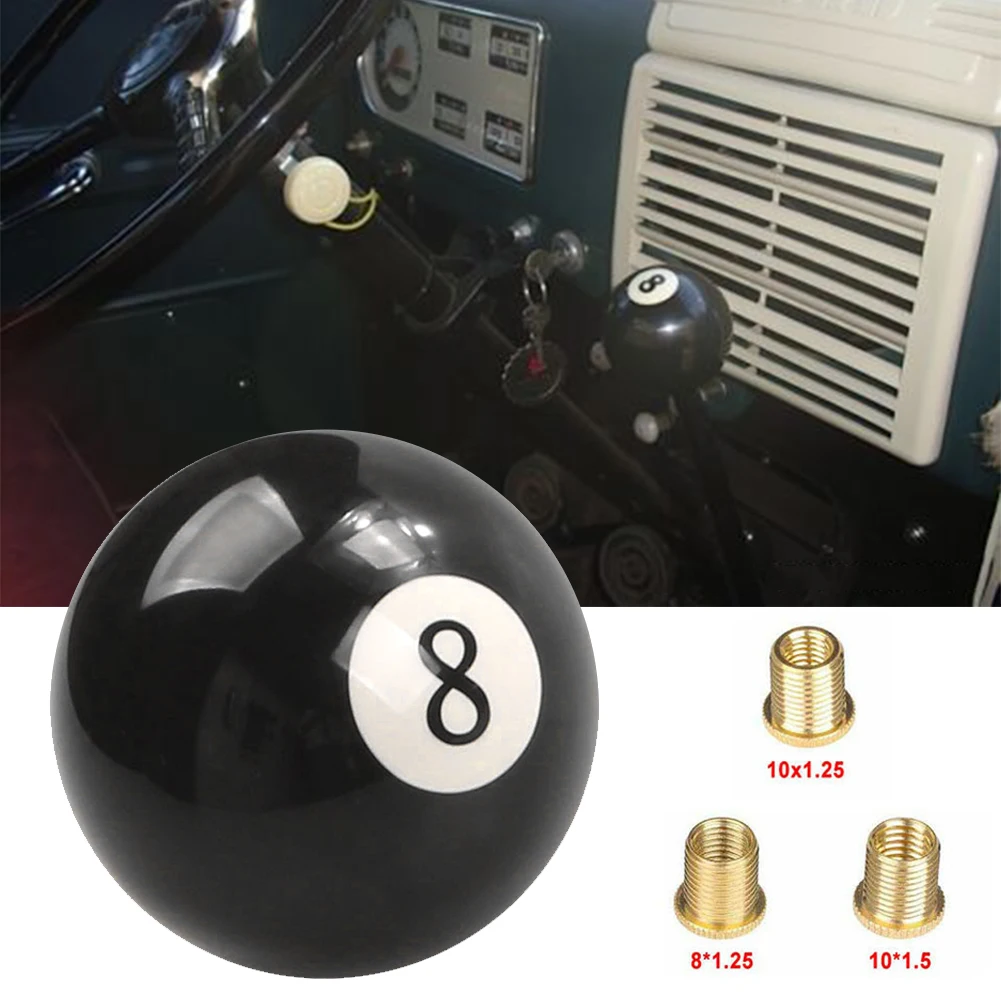 

Fashion Modify Billiards Stick Shift Head Universal Car Gear Stick Gearbox Shift Knob Universal Replacement Gearbox Handle