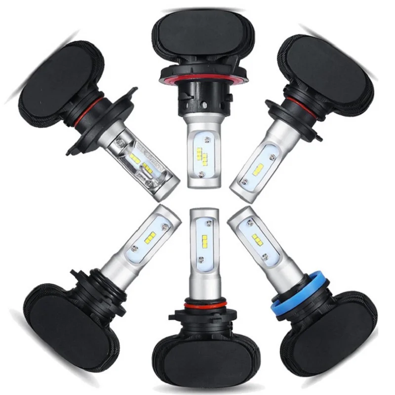 2 шт. CSP H8 H11 лампа H4 Led H7 H1 H3 автомобильные лампы для передних фар для авто S1 H27 881 HB3 HB4 Светодиодные Автомобильные 12В 50Вт 8000LM 6500K светодиодные лампы для авто