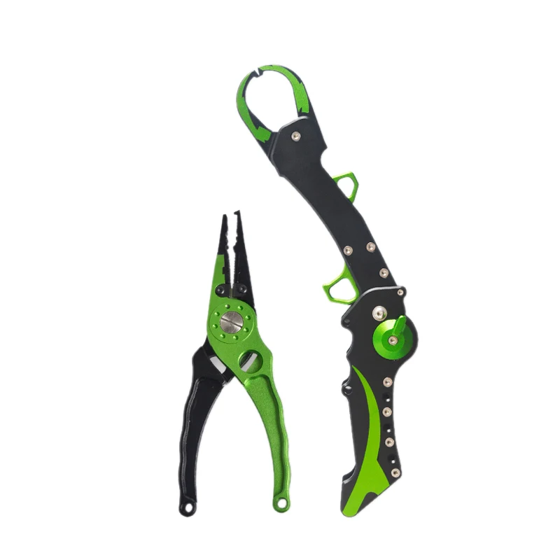 

Fishing Lip Grip Gripper Folding Tools Hook Remover Multi-Functional Fish Accessories