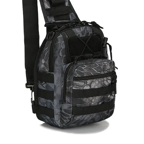 Black python Color Походная тактическая сумка для альпинизма, военный походный рюкзак, тактическая сумка, походная сумка, охотничий рюкзак 600D - Цвет: Black python Color