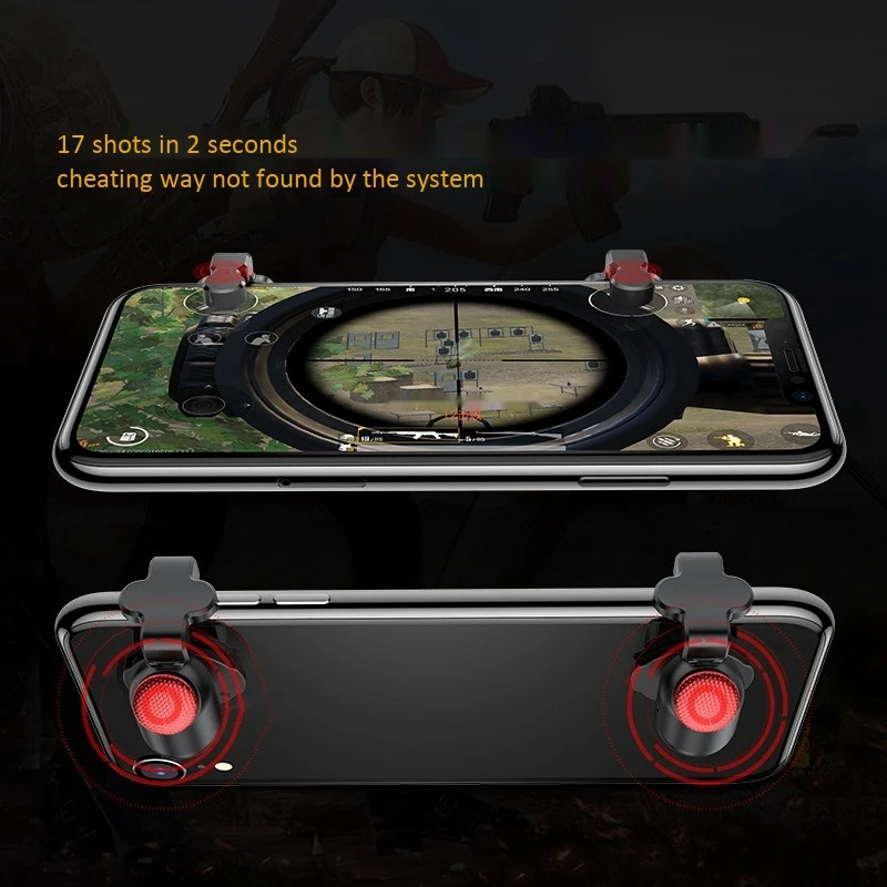 Геймпад Baseus джойстик для PUBG триггер огонь Кнопка Aim L1 R1 ключ L1R1 шутер контроллер