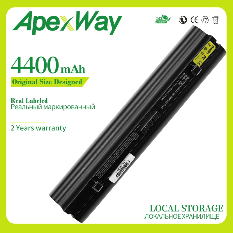 Apexway 4400 мАч Новый аккумулятор для ноутбука Lenovo IdeaPad S10 S10e S12 S9 S9e Series 45K127 51J039 45K1275 45K2177