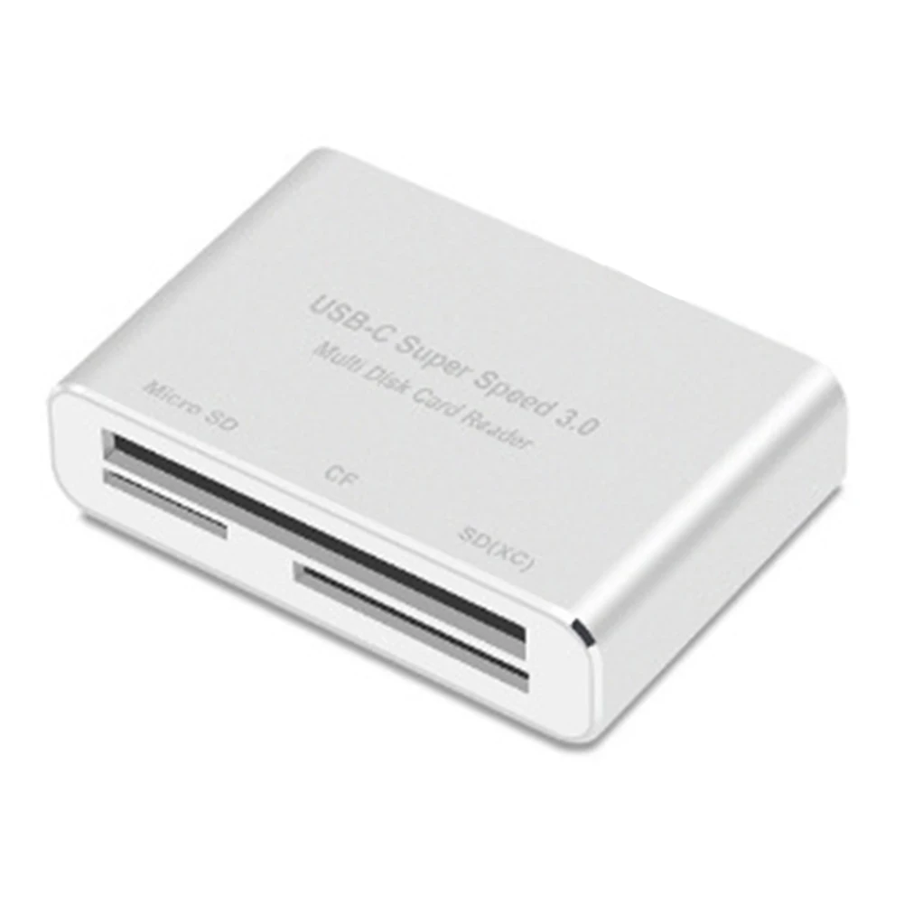 3 в 1 многофункциональный легкий для CF TF USB 3,0 портативный считыватель карт type C Супер Скоростной телефон для MacBook