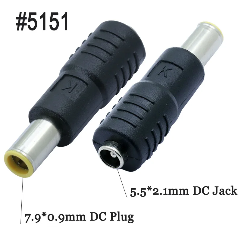 100 шт./лот DC 5,5*2,1 мм гнездо 7,4*0,6/4,5*0,6/7,9*0,9/USB A/usb type C/3 pin AC разъем ноутбука Ноутбук DC преобразователь питания