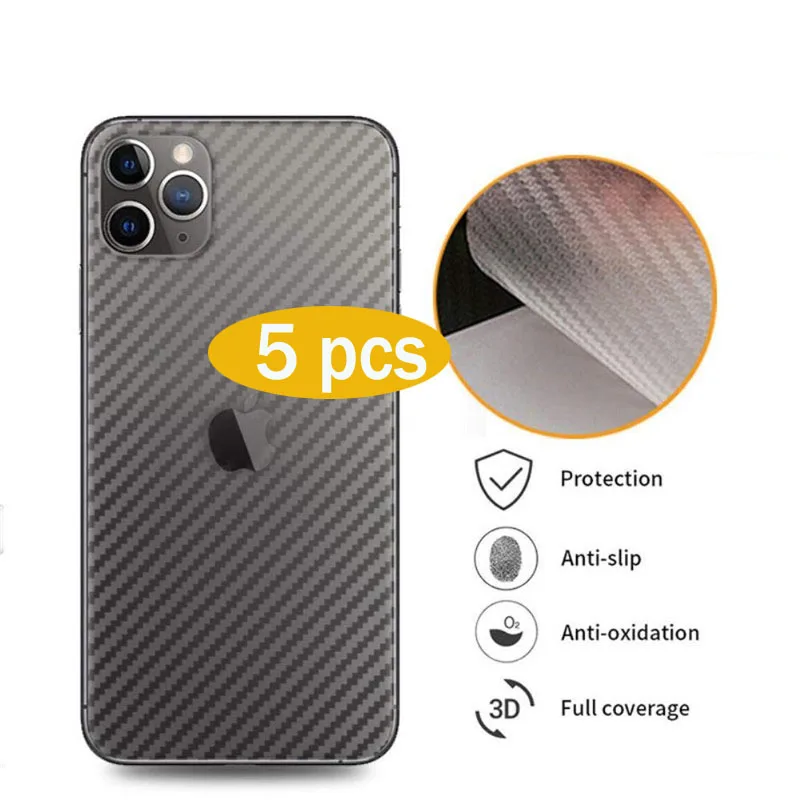 Прозрачная 3D защитная пленка Magtim 5PS из углеродного волокна для iPhone 13 12 11 Pro Max 7 8 PLUS