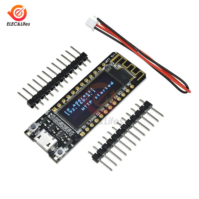 ESP8266 wifi 0,91 дюймовый цифровой oled-дисплей NodeMcu CP2014 USB к последовательному чипу 32 Мб флэш-модуль макетной платы для Arduino