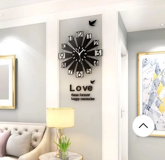 Креативные настенные часы в стиле s, большие простые дизайнерские часы на стену
