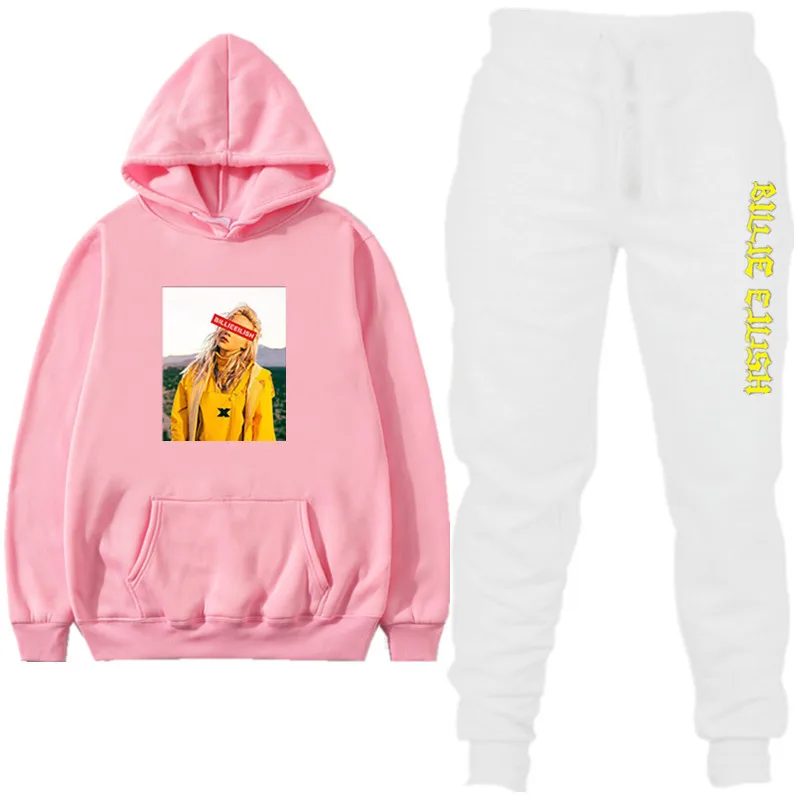 15 Billie Eilish, мужские спортивные костюмы с капюшоном, повседневный спортивный костюм, спортивные костюмы, новая спортивная одежда, мужские спортивные комплекты, спортивный костюм, женский спортивный костюм для мужчин - Цвет: 15