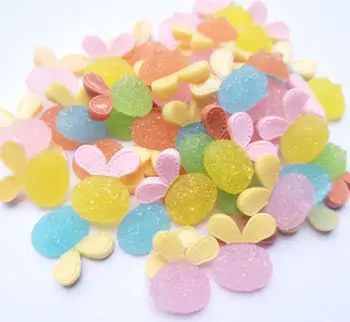 

Kawaii New mini Lovely rabbit head resin flatback cabochons For Hair Bow Centers DIY Scrapbooking Decoration