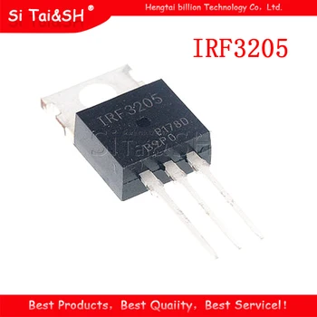 

10pcs IRF3205 IRF3205PBF MOSFET MOSFT 55V 98A 8mOhm 97.3nC TO-220 new original