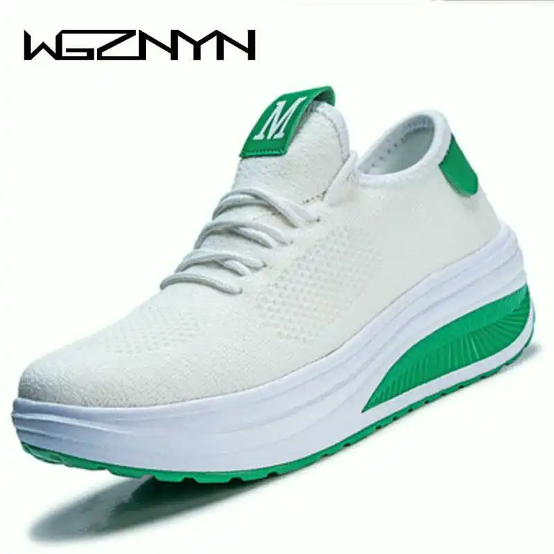 

Women Shoes 2019 Autumn Women's Increased Shoes Lace-up Shoes Woman Designer Sneakers Women Platform Shoes zapatos de mujer W4