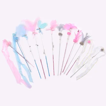 

Cat Toy Fairy of Cat Teaser Macaroon Color Interactive Play Pet Supplies