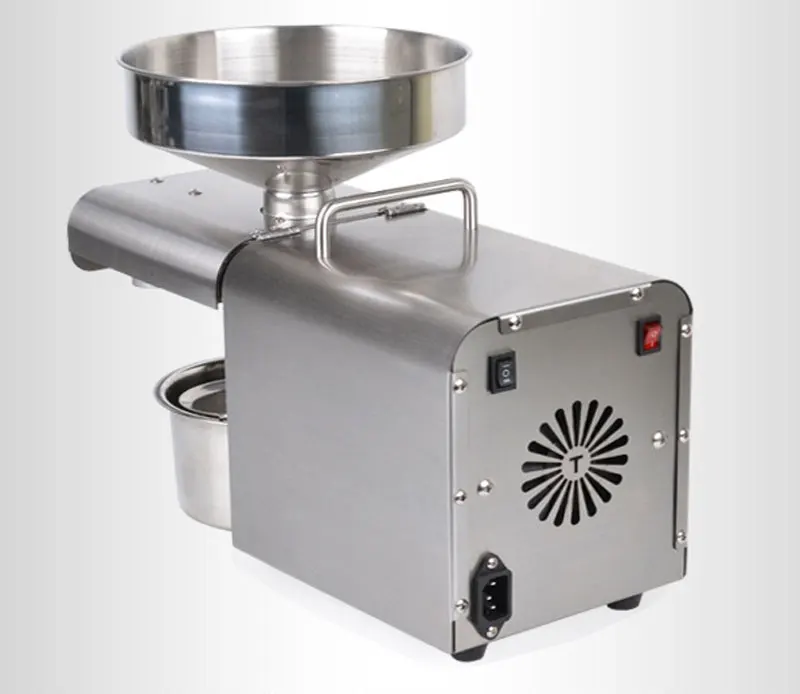 220V/110V Oil Low Temperature Pressing Machine for all home Peanut Flaxseed Soy Bean Oil Press Machine High Oil Extraction Rate