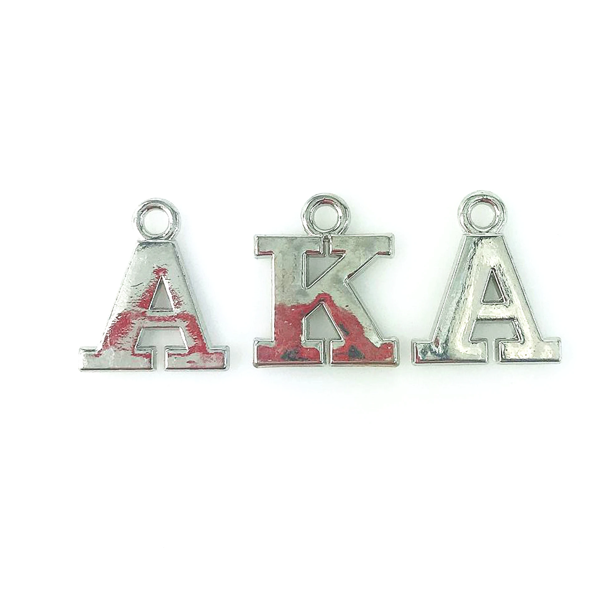Альфа каппаа Альфа ака плюща письмо DST металлический греческий ZPB society Sorority висячий Шарм кулон для браслета бижутерия для женщин