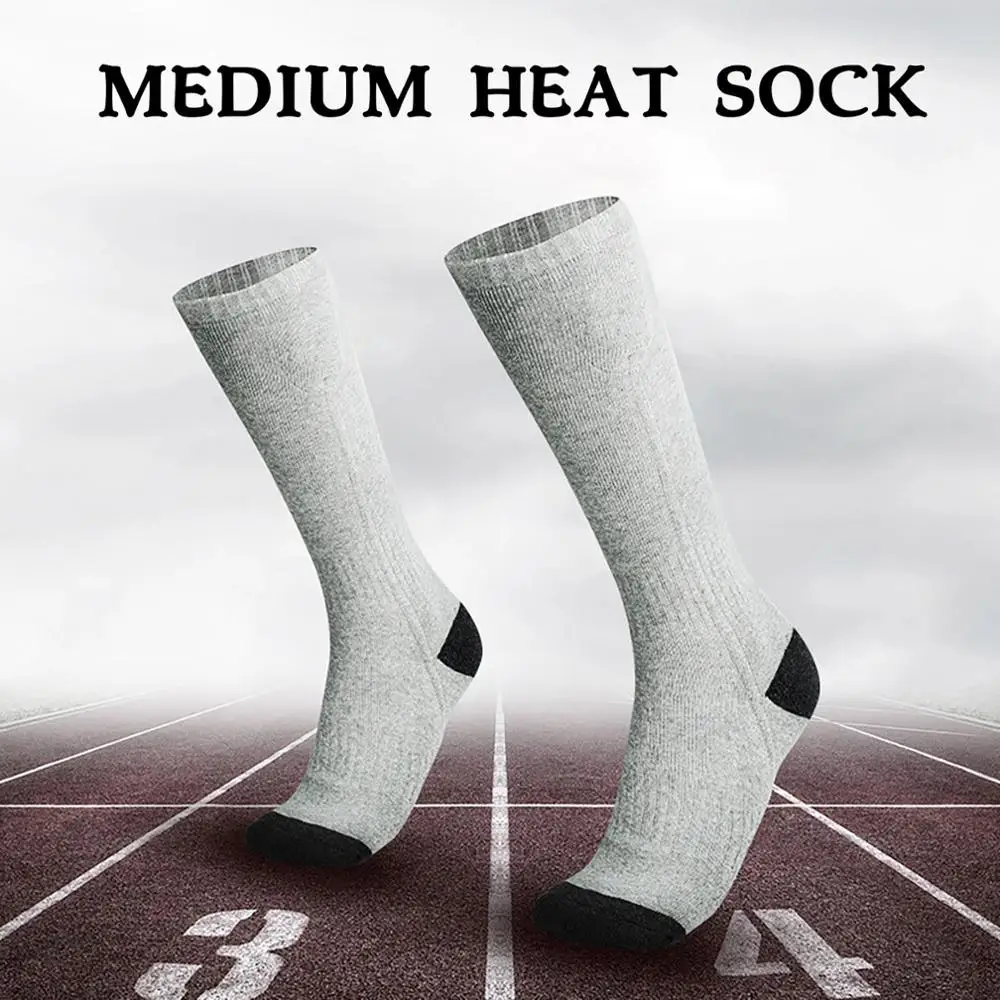 Calcetines Largos Hombre Heating Socks Winter Long Tube Electric Heating Socks Thickened Calcetines Invierno _ - AliExpress Mobile