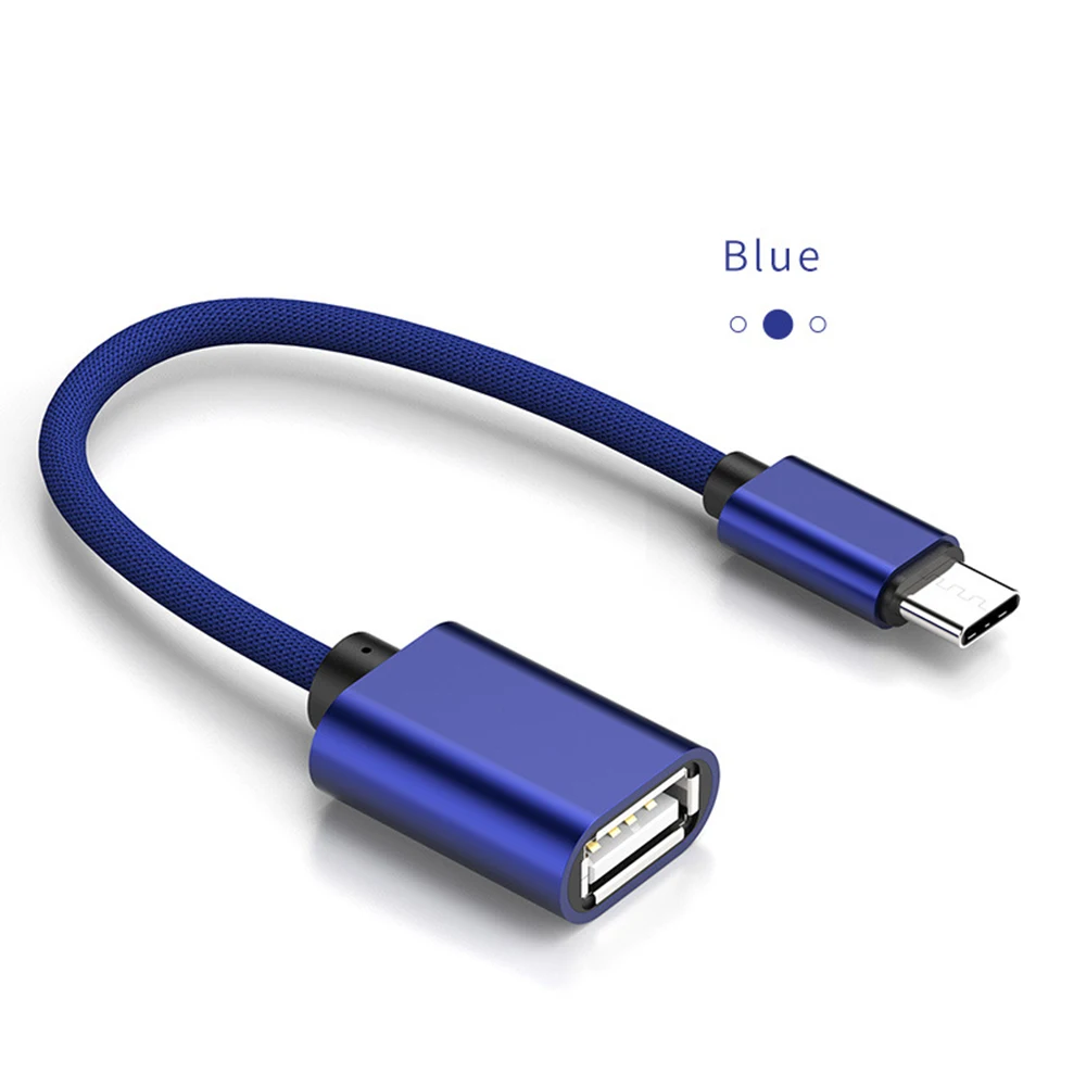 Type-C USB OTG адаптер кабель для samsung USB мама к Micro USB папа конвертер для Android для IPhone для ноутбука OTG функция