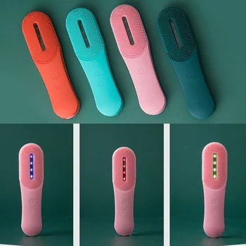 

Facial Cleansing Brush Face Skin Care Tools Waterproof Silicone Electric Sonic Cleanser Facial Beauty Massager Skin Care