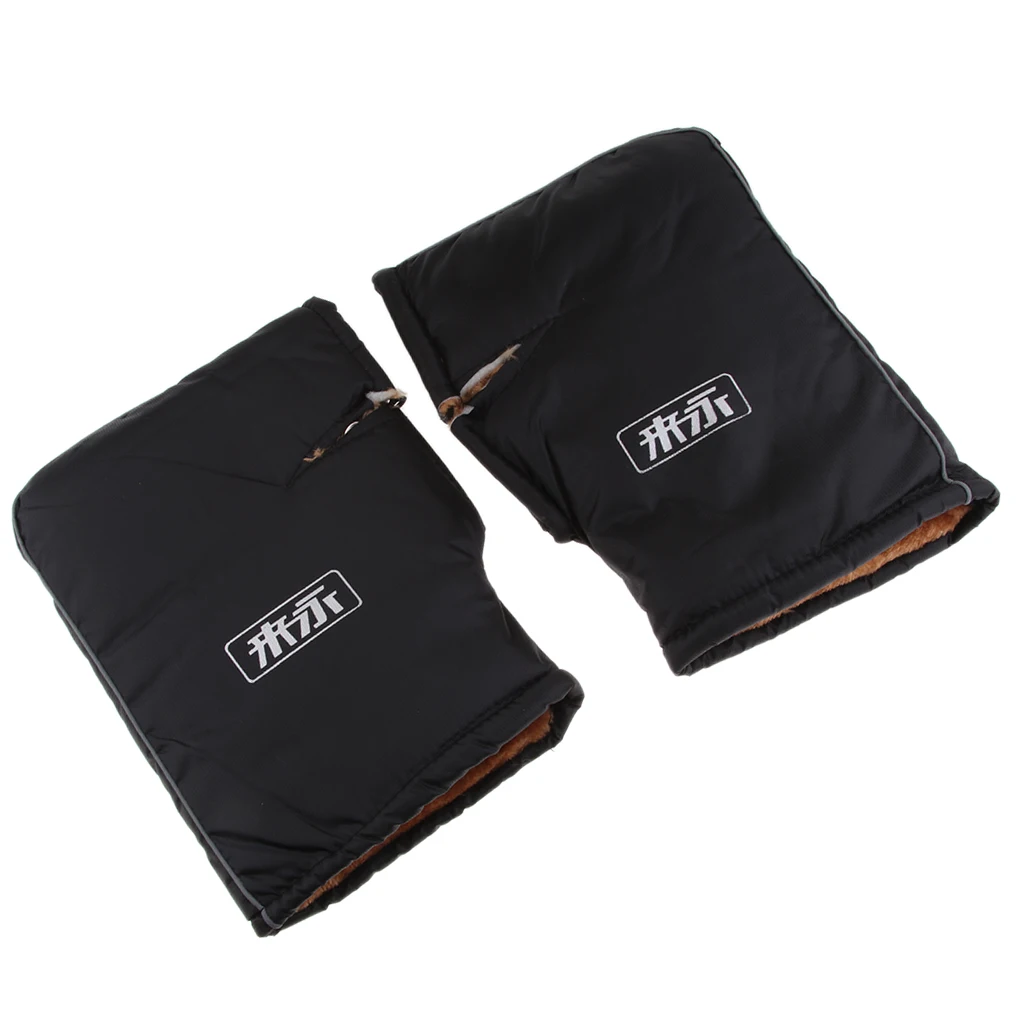 Waterproof Motorcycle Bar Muffs Handlebar Mittens Hand Gloves Protectors