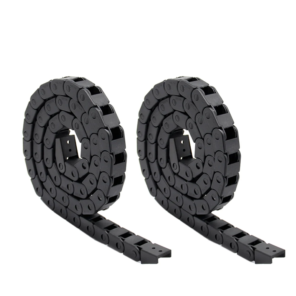 SANON 1m R28 Black Nylon Cable Drag Chain Wire Carrier for 3D Printer/CNC Router Machine SANON 1m R28 Black Nylon Cable Drag Chain Wire Carrier for 3D Printer/CNC Router Machine