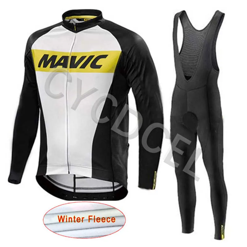Cycling jersey 2 Mavic зимний термальный флисовый комплект трикотажных изделий для велоспорта, одежда для велоспорта, Майо Ropa Ciclismo Invierno, одежда для горного велосипеда - Цвет: Cycling jersey 2