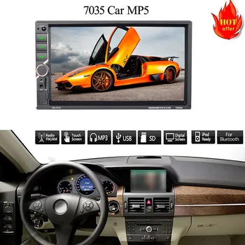 

2din Car Multimedia MP5 Player Audio Stereo 2DIN Car Radio 7" HD Touch Screen Digital Display Bluetooth Autoradio USB FM