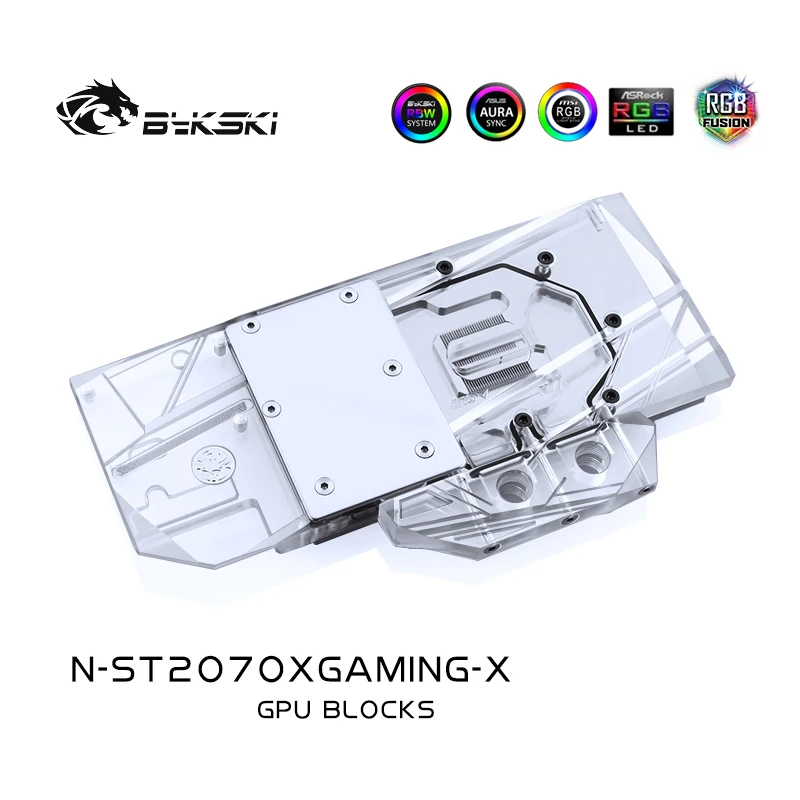 Bykski водный блок для ZOTAC RTX2070 8GD6 X GAMING OC/ 6GD6 OC/RTX1660Ti OC N ST2070XGAMING