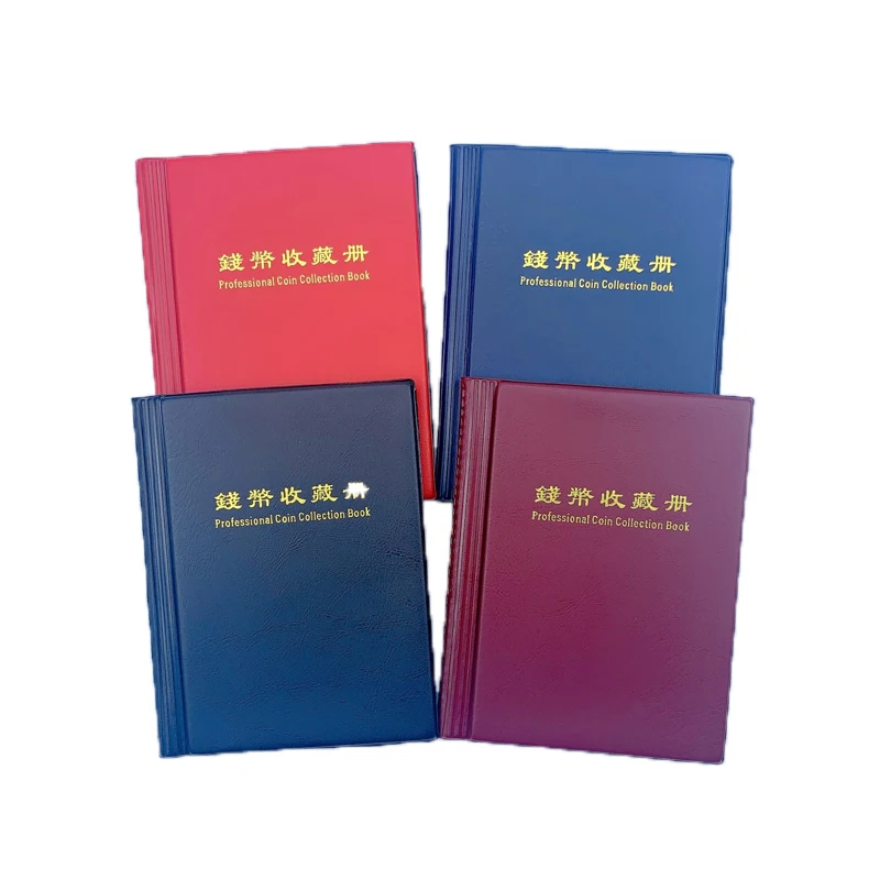 PCCB 60 Pieces Coins Album Fit Cardboard Coin Holders Professional Coin Collection Book