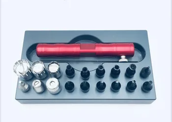 

Assortment of 18 PCs Stainless Steel Watch Tool For Screw on Pusher Case Tubes