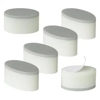 

6pcs Toilet Seat Bumpers Cover Lifter Kit with Strong Self Adhesive Solution for the Gap after Install the Bidet Attachment