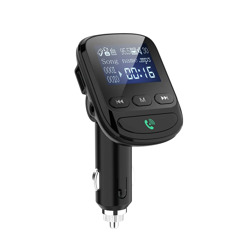 Onever, беспроводной fm-передатчик, автомобильный Bluetooth 5,0 адаптер, автомобильный комплект громкой связи, AUX, Bluetooth приемник, поддержка TF/U диск, Manos Libres - Название цвета: Bluetooth 5.0