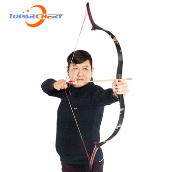 

Toparchery Traditional Longbow Recurve Bow For Hunting Shooting Archery Bow Hunting Bow Adult Outdoor