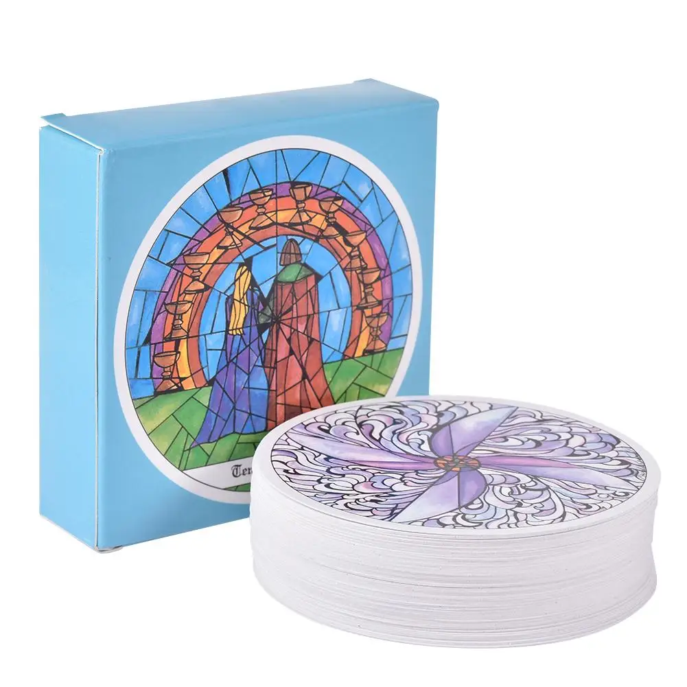 78 карт Tarot Of The Cloisters карты настольная игра 1993 круглые игральные колода игры