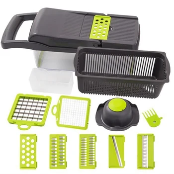 

Vegetable cutter Multifunctional Slicer Fruit Potato Peeler Carrot Grater Kitchen accessories Basket Vegetable Slicer