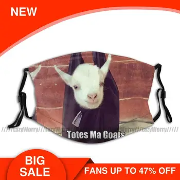 

Goat Mouth Face Mask Ma Goats Facial Mask with 2 Filters Kawai Beautiful for Adult Mask